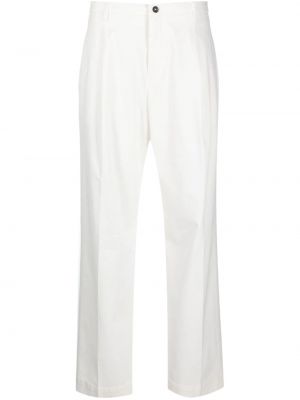 Pantaloni cu picior drept Briglia 1949 alb