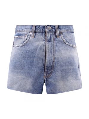 Jeans shorts mit reißverschluss Maison Margiela blau