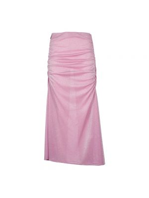Długa spódnica Msgm różowa