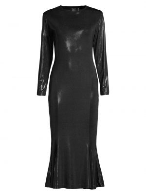 Платье миди Norma Kamali черное