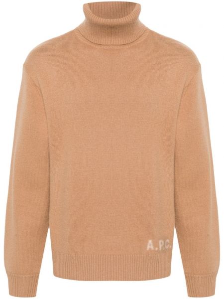 Strick langer pullover A.p.c. braun