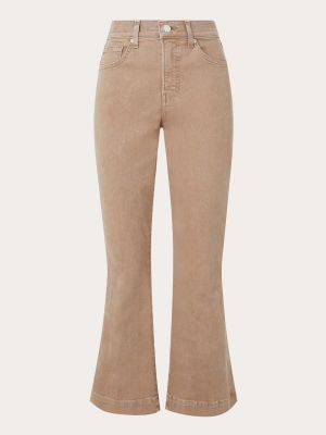 Pantalones de algodón Veronica Beard marrón