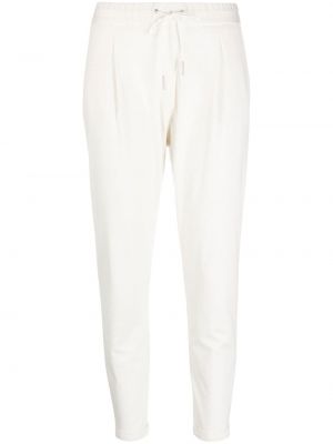 Памучни спортни панталони Fabiana Filippi бяло