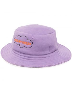 Obrabljena kapa z vezenjem Natasha Zinko vijolična