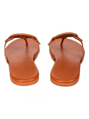 Sandalias de cuero Tory Burch marrón