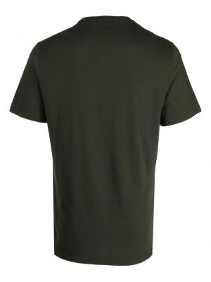 T-krekls ar apdruku ar apaļu kakla izgriezumu Barbour zaļš