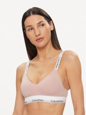 Merevítő nélküli melltartó Calvin Klein Underwear rózsaszín