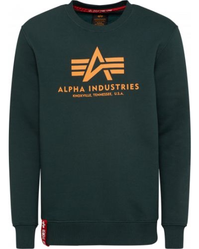 Džemperis Alpha Industries zaļš