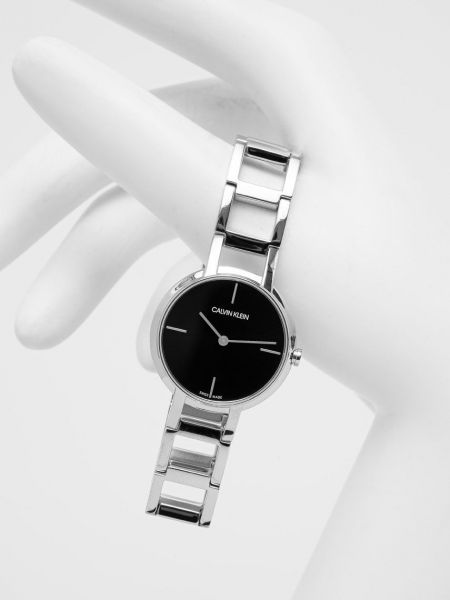 Srebrny zegarek Calvin Klein