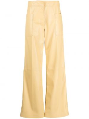 Pantaloni cu croială lejeră Stella Mccartney galben
