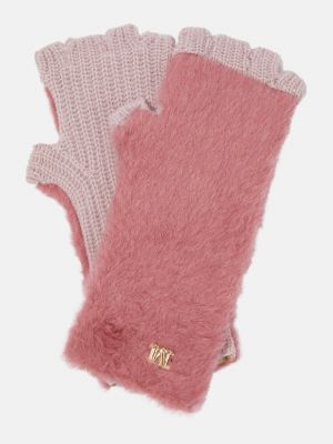 Розовые перчатки Max Mara