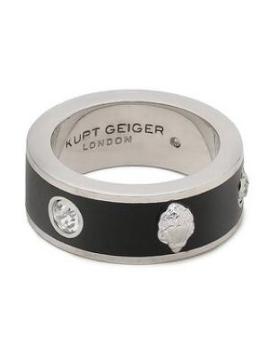Prsteň Kurt Geiger - čierna