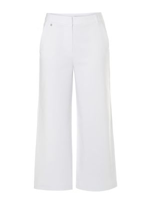 Широки панталони тип „марлен“ Tatuum бяло