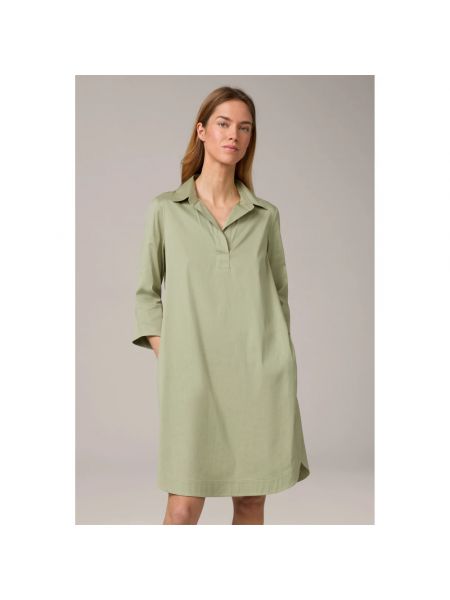 Mini vestido de algodón Windsor verde