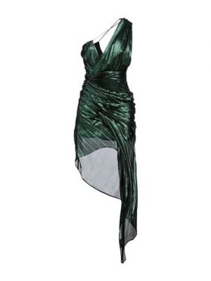 Mini vestido de seda Iro verde