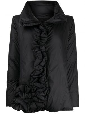 Pernata jakna s volanima Rundholz crna