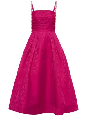 Plisované midi šaty Rebecca Vallance růžové