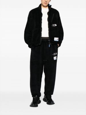 Flīsa jaka ar izšuvumiem Maison Mihara Yasuhiro melns