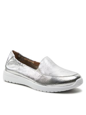 Pantofi Caprice argintiu