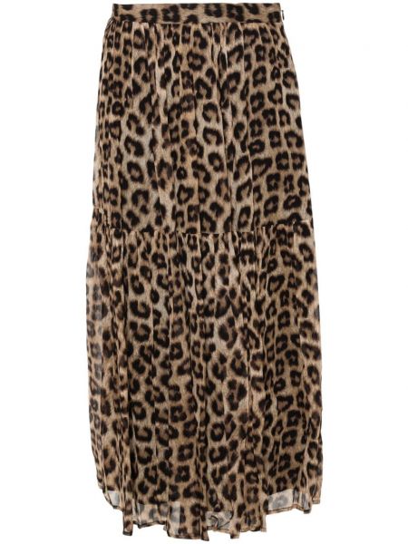 Suknja s printom s leopard uzorkom Ba&sh