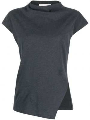 Asymmetrische t-shirt aus baumwoll Closed grau