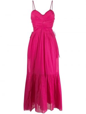 Maksi haljina Marant Etoile ružičasta