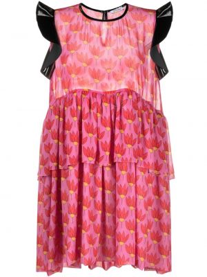 Mini šaty Parlor ružová