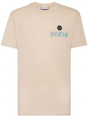 T-shirt brodé à paillettes Philipp Plein bleu