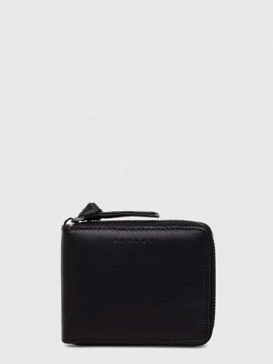 Кожаный кошелек Sisley черный