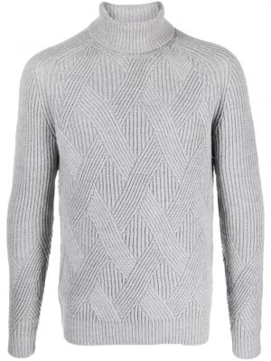 Вълнен пуловер Corneliani сиво