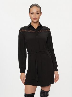 Φόρεμα σε στυλ πουκάμισο Liu Jo μαύρο
