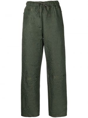 Ravne hlače iz žakarda Muller Of Yoshiokubo