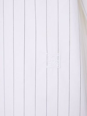Памучна риза Toteme бяло