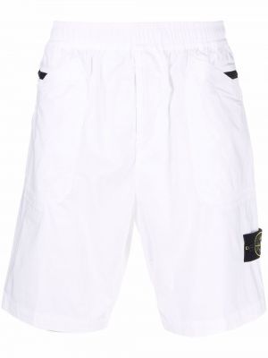 Bermudashorts Stone Island hvit