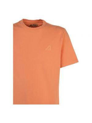 Camiseta de algodón Autry naranja