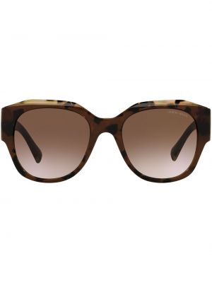 Oversize sonnenbrille Giorgio Armani braun