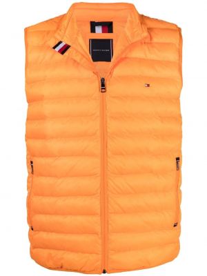 Brodert vattert vest Tommy Hilfiger oransje