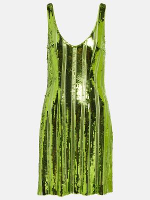 Zielona sukienka mini Galvan