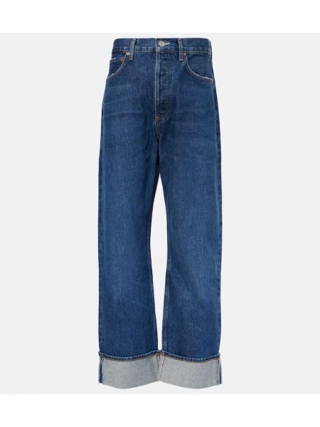 Straight jeans Agolde blå