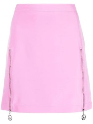 Mini sukně Moschino růžové