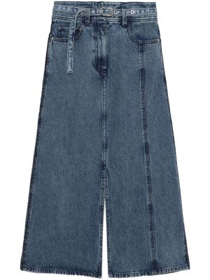 Spódnica jeansowa bawełniana 3.1 Phillip Lim niebieska
