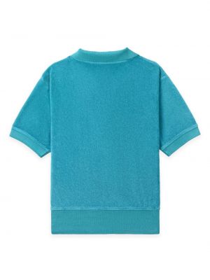 Siuvinėtas polo marškinėliai Sporty & Rich mėlyna