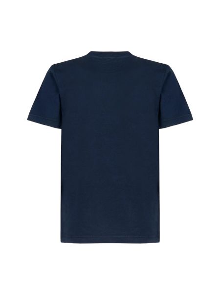 Camisa de algodón Stone Island azul