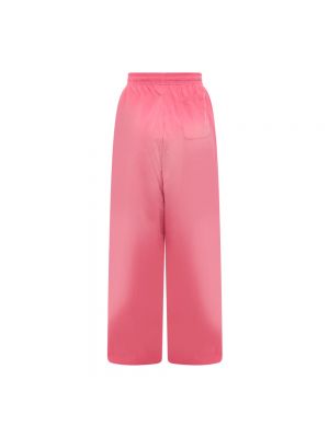 Pantalones de cuero Vetements rosa