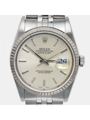 Relojes de acero inoxidable Rolex Vintage blanco