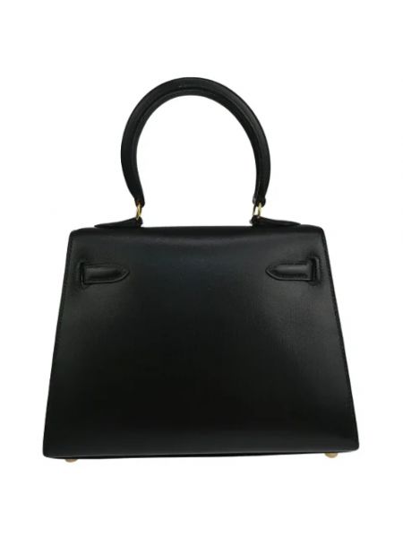 Bolsa de cuero Hermès Vintage negro