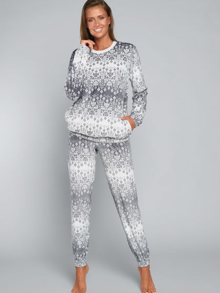 Pidžama ar apdruku ar garām piedurknēm Italian Fashion