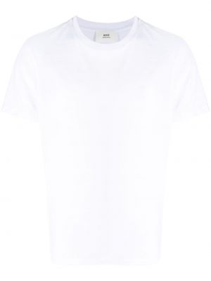 Pamut hímzett póló Ami Paris fehér