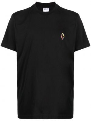 Bavlněné tričko s potiskem Marcelo Burlon County Of Milan černé