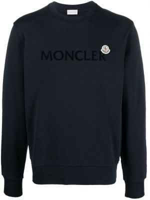 Sweatshirt mit print Moncler blau